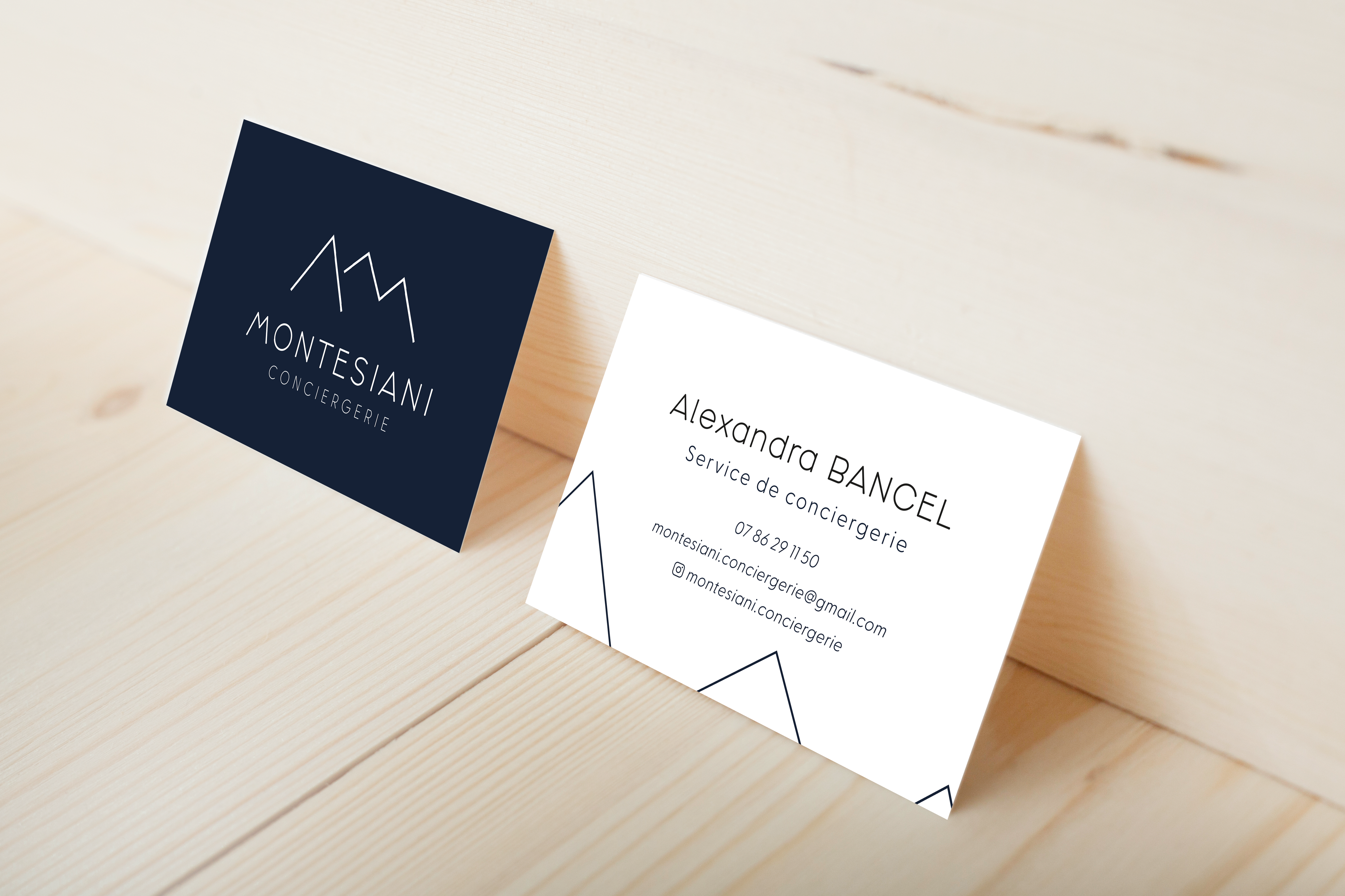 Mock up carte de visite